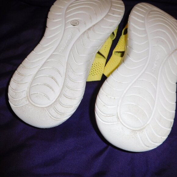 9m easy Spirit yellow slide on sandals Deion sport slides - Picture 7 of 10